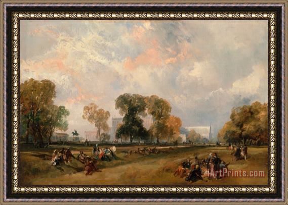 James Duffield Harding The Great Exhibition of 1851 Framed Painting