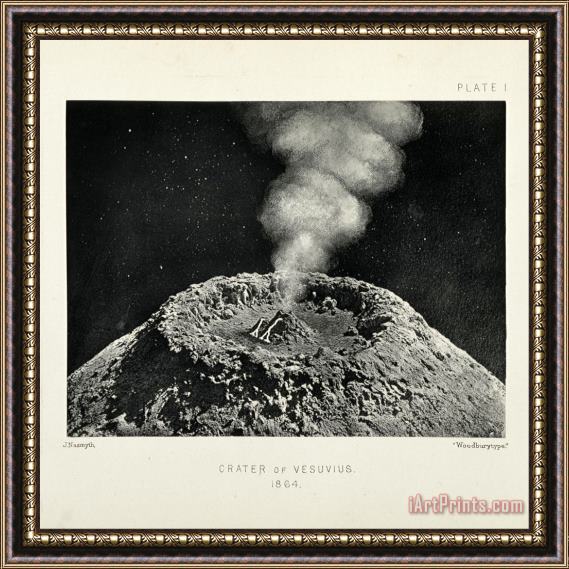 James Hall Nasmyth Crater of Vesuvius Framed Print