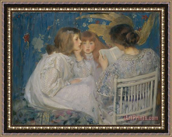 James Jebusa Shannon Jungle Tales Framed Painting