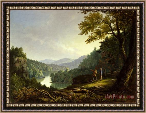 James Pierce Barton Kentucky Landscape Framed Painting