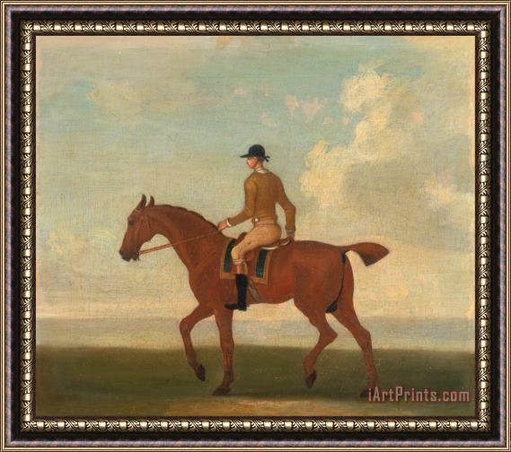 James Seymour One of Four Portraits of Horses 4 Framed Painting