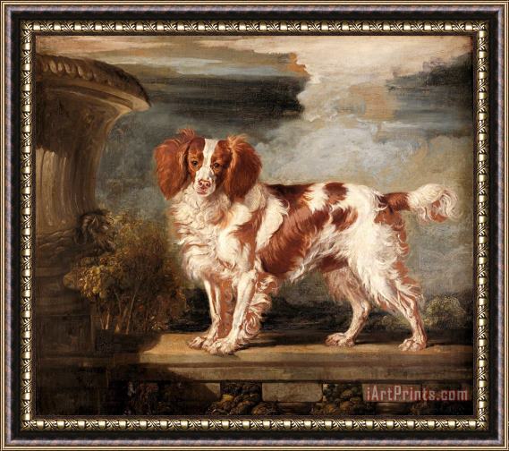 James Ward Portrait of Dash, a Favourite Spaniel, The Property of Lady Frances Vane Tempest Framed Painting