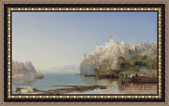 James Webb View of Constantinople on the Bosphorus Framed Painting