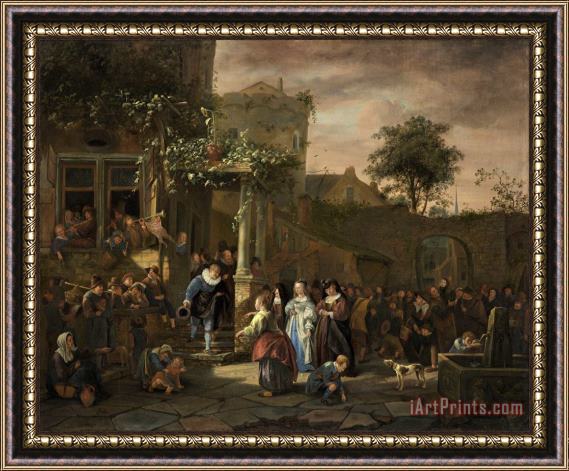 Jan Havicksz Steen The Village Wedding Framed Painting