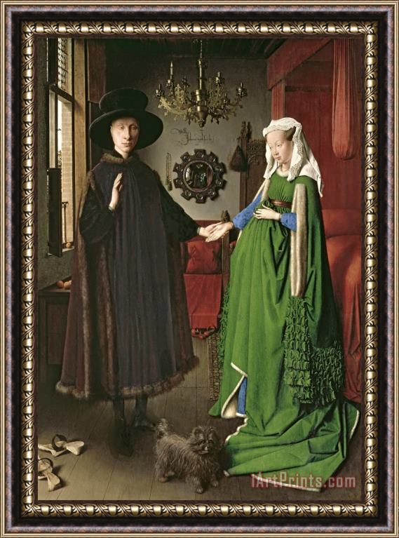 Jan van Eyck The Arnolfini Marriage Framed Print