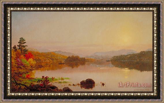 Jasper Francis Cropsey Lake Wawayanda Framed Print