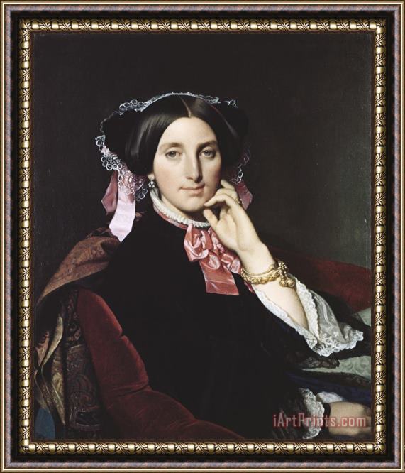 Jean Auguste Dominique Ingres Madame Gonse Framed Painting