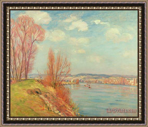 Jean Baptiste Armand Guillaumin The Bay and the River Framed Print