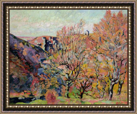 Jean Baptiste Armand Guillaumin The Valley of the Sedelle in Crozant Framed Painting