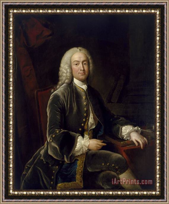 Jean-Baptiste Van Loo William Murray, 1st Earl of Mansfield Framed Painting