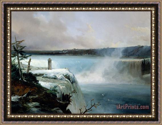 Jean Charles Joseph Remond Niagara Falls Framed Painting