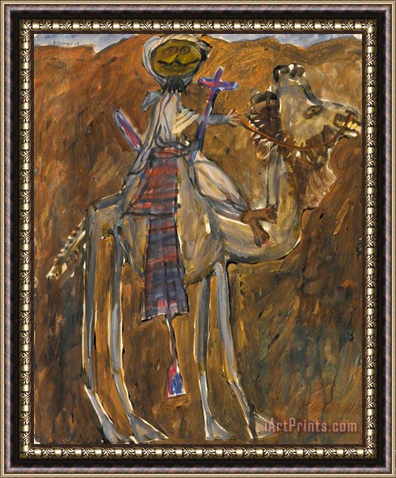 Jean Dubuffet Bedouin Et Chameau Framed Painting