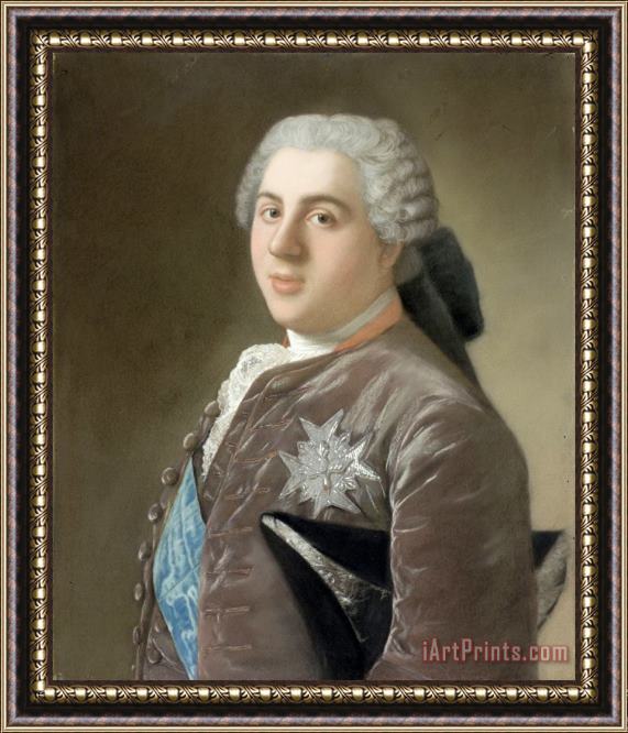 Jean-Etienne Liotard Portret Van Louis De Bourbon (1729 65), Dauphin Van Frankrijk Framed Print