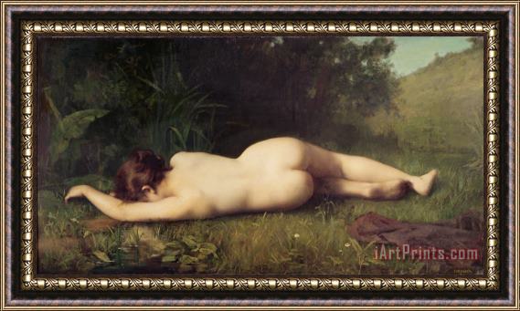 Jean-Jacques Henner Byblis Turning into a Spring Framed Painting