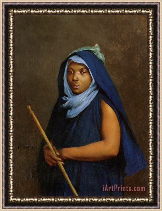 Jean Leon Gerome Moroccan Girl Framed Painting