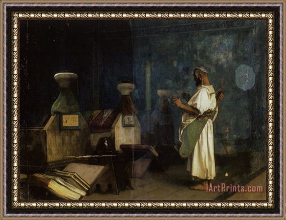 Jean Leon Gerome Prayer at The Sultans Toumb Framed Painting