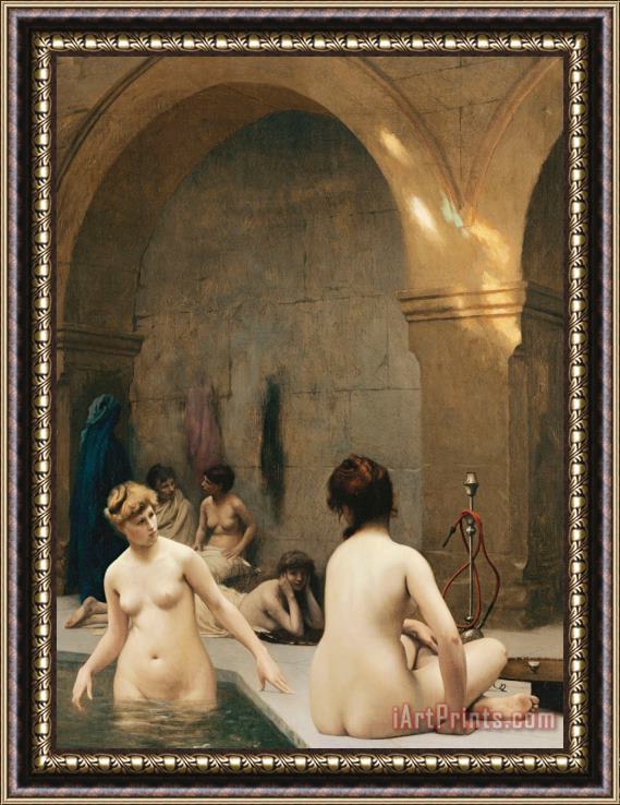 Jean Leon Gerome The Bathers Framed Painting