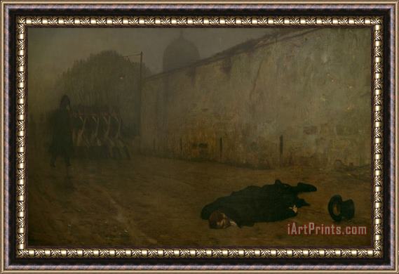 Jean Leon Gerome The Execution of Marshal Ney Framed Print