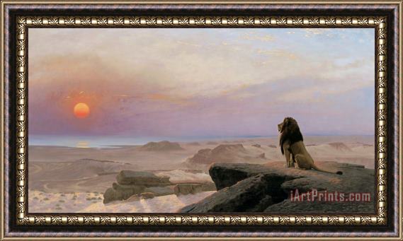 Jean Leon Gerome The Two Majesties (les Deux Majestes) Framed Print