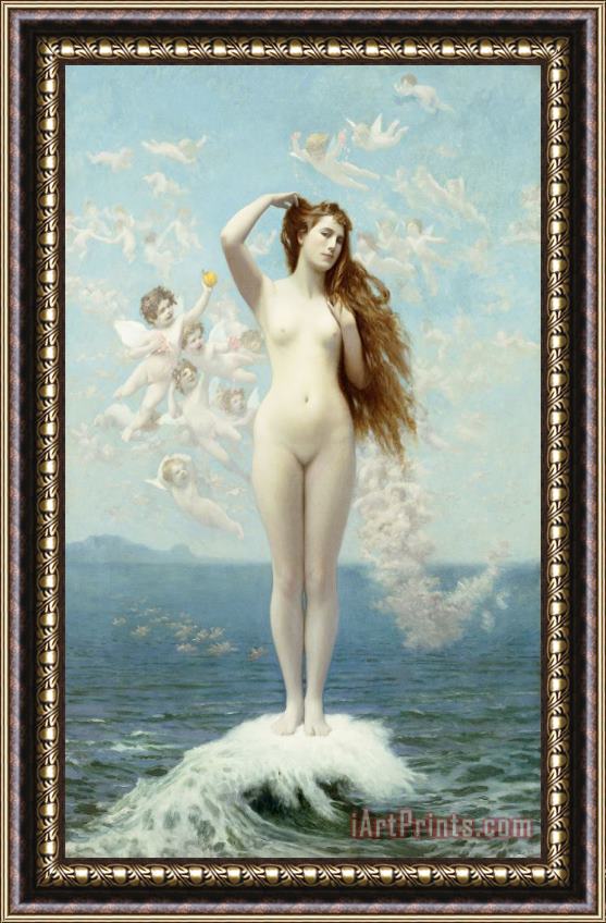 Jean Leon Gerome Venus Rising The Star Framed Painting