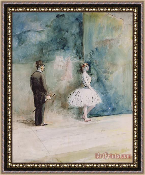 Jean Louis Forain The Dancer Framed Painting