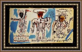 Babys First Steps Framed Prints - Baby Boom by Jean-michel Basquiat