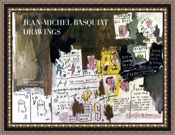 Jean-michel Basquiat Basquiat Drawing, 1985 Framed Print