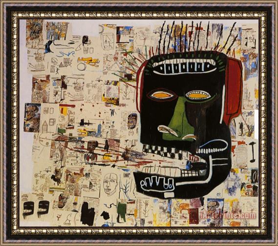Jean-michel Basquiat Glenn Framed Print