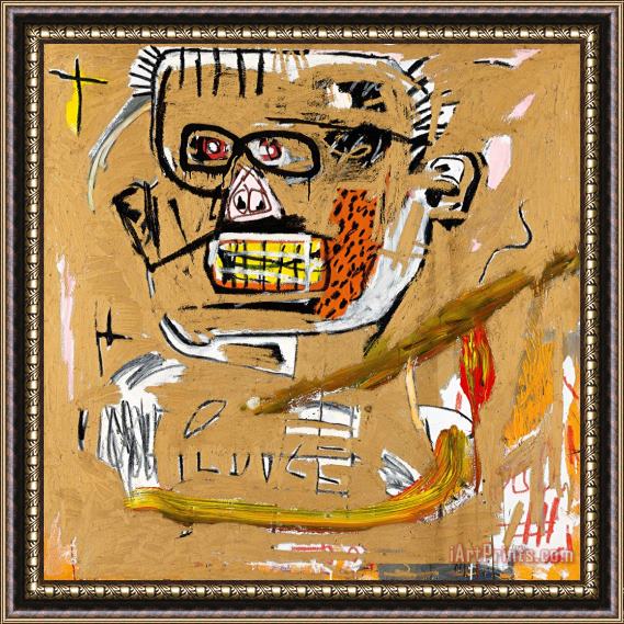 Jean-michel Basquiat Il Duce, 1982 Framed Print