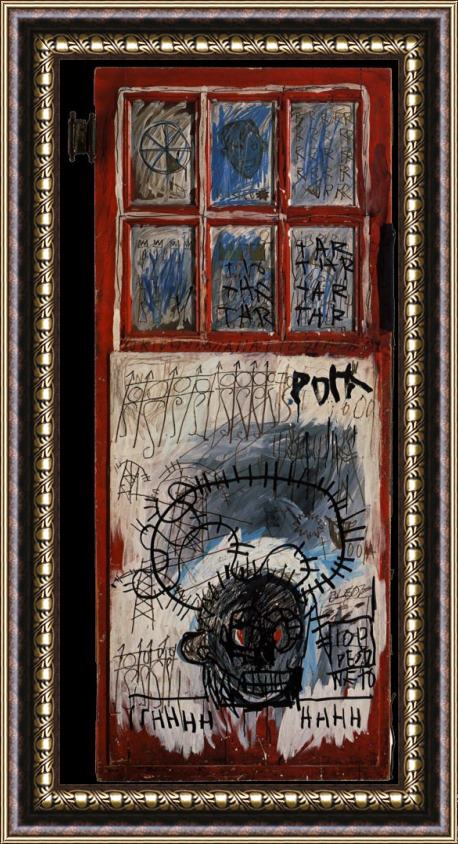 Jean-michel Basquiat Pork Sans Framed Print