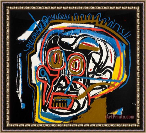 Jean-michel Basquiat Untitled (head), 1982 Framed Painting