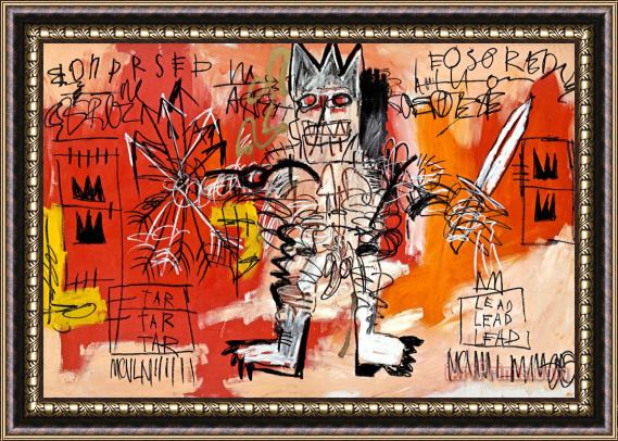 Jean-michel Basquiat Untitled, 1981 Framed Painting