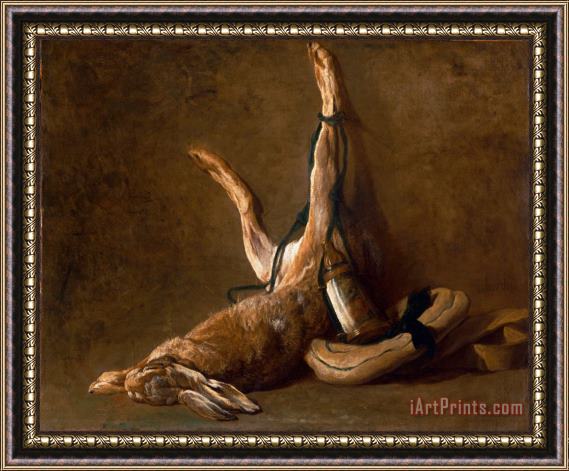 Jean-Simeon Chardin Still Life with a Hare Framed Print