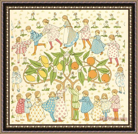 Jeffrey & Company Oranges And Lemons Say The Bells of St. Clements Framed Print