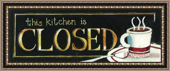 Jennifer Garant Kitchen Closed Framed Painting
