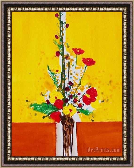 Jerome Lawrence Autumn Colors Framed Painting