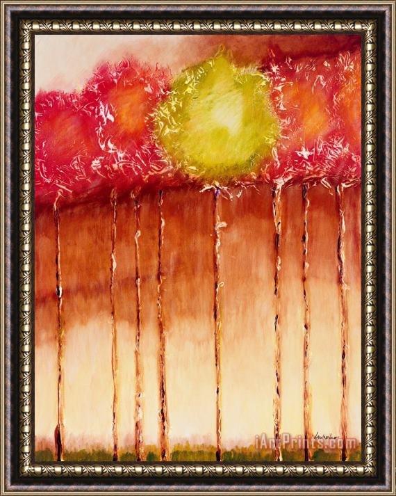Jerome Lawrence Passionate Twilight X Framed Painting