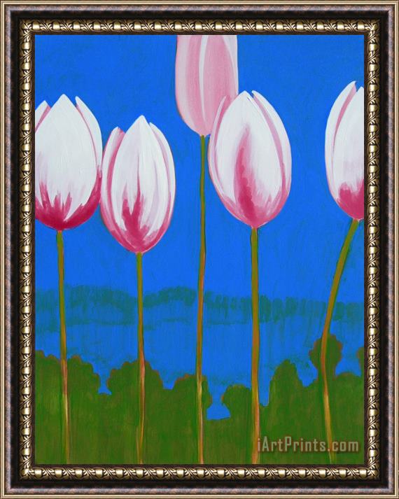 Jerome Lawrence People are Tulips Also Framed Painting