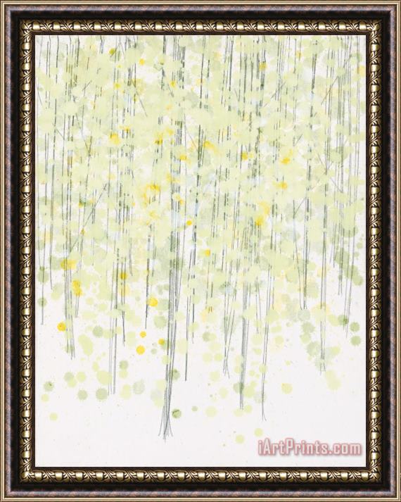 Jerome Lawrence Tree Series 3 Framed Painting