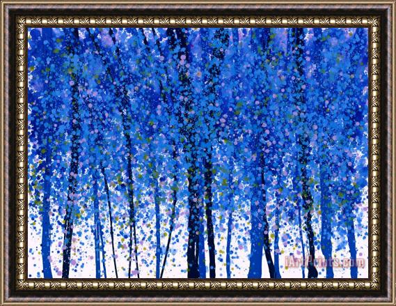 Jerome Lawrence Trees at Twilight IX Framed Painting