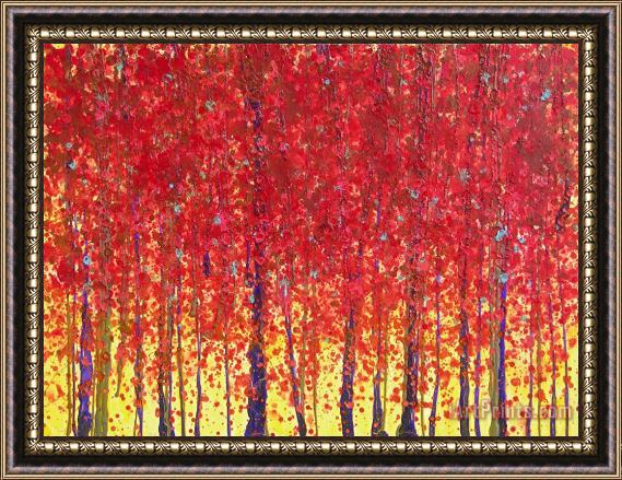 Jerome Lawrence Trees at Twilight XII Framed Print