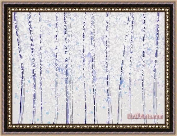 Jerome Lawrence Trees at Twilight XVI Framed Painting