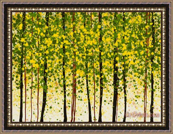 Jerome Lawrence Trees at Twilight XVII Framed Painting