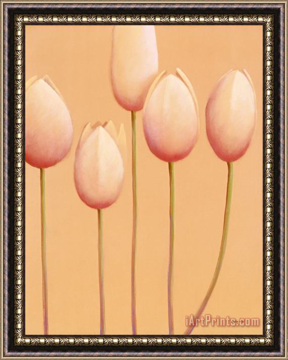 Jerome Lawrence Tulips are People X Framed Print
