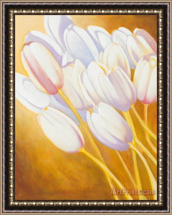Jerome Lawrence Tulips are People XII Framed Painting