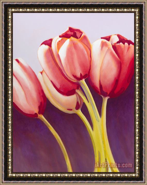 Jerome Lawrence Tulips are People XIII Framed Painting