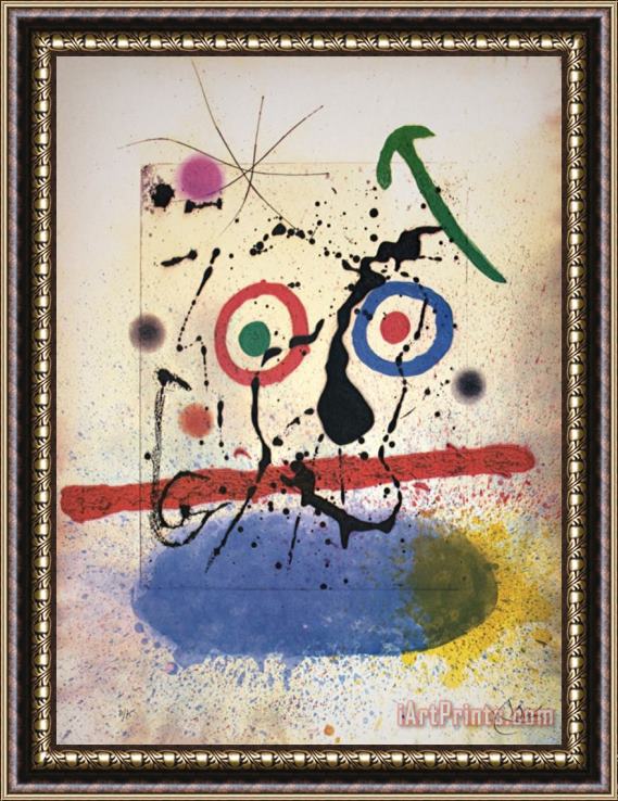 Joan Miro Collection D Art Framed Painting