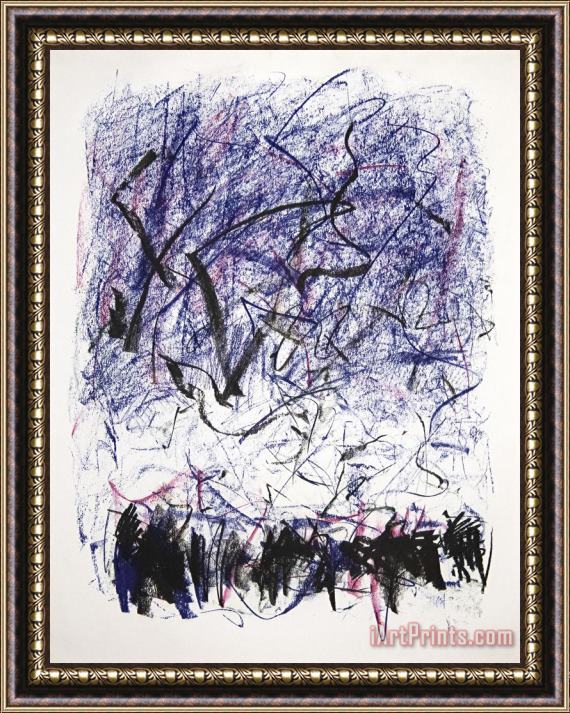 Joan Mitchell Bedford Iii, 1981 Framed Painting
