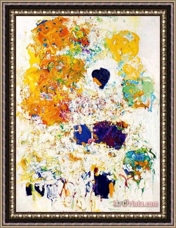 Joan Mitchell Blueberry, 1969 Framed Painting