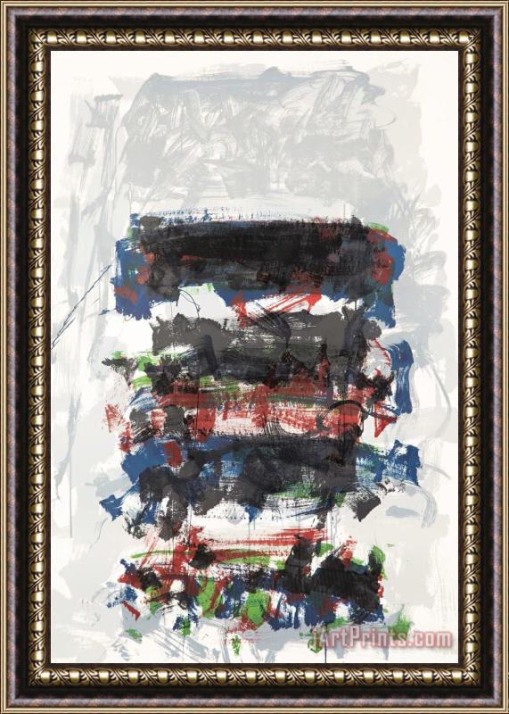 Joan Mitchell Champs (fields) (from The Carnegie Hall Centennial), 1990 Framed Print